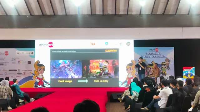 Seminar Ilustrasi Chris Lie di ANIMART Indonesia 2023