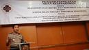 Kabaharkam Polri, Komjen Pol Putut Eko Bayuseno memberi arahan usai menandatangani MoU dengan PHRI di Jakarta, Kamis, (20/7). MoU tentang Penyelenggaraan Pengamanan Hotel dan Restoran. (Liputan6.com/Helmi Fithriansyah)