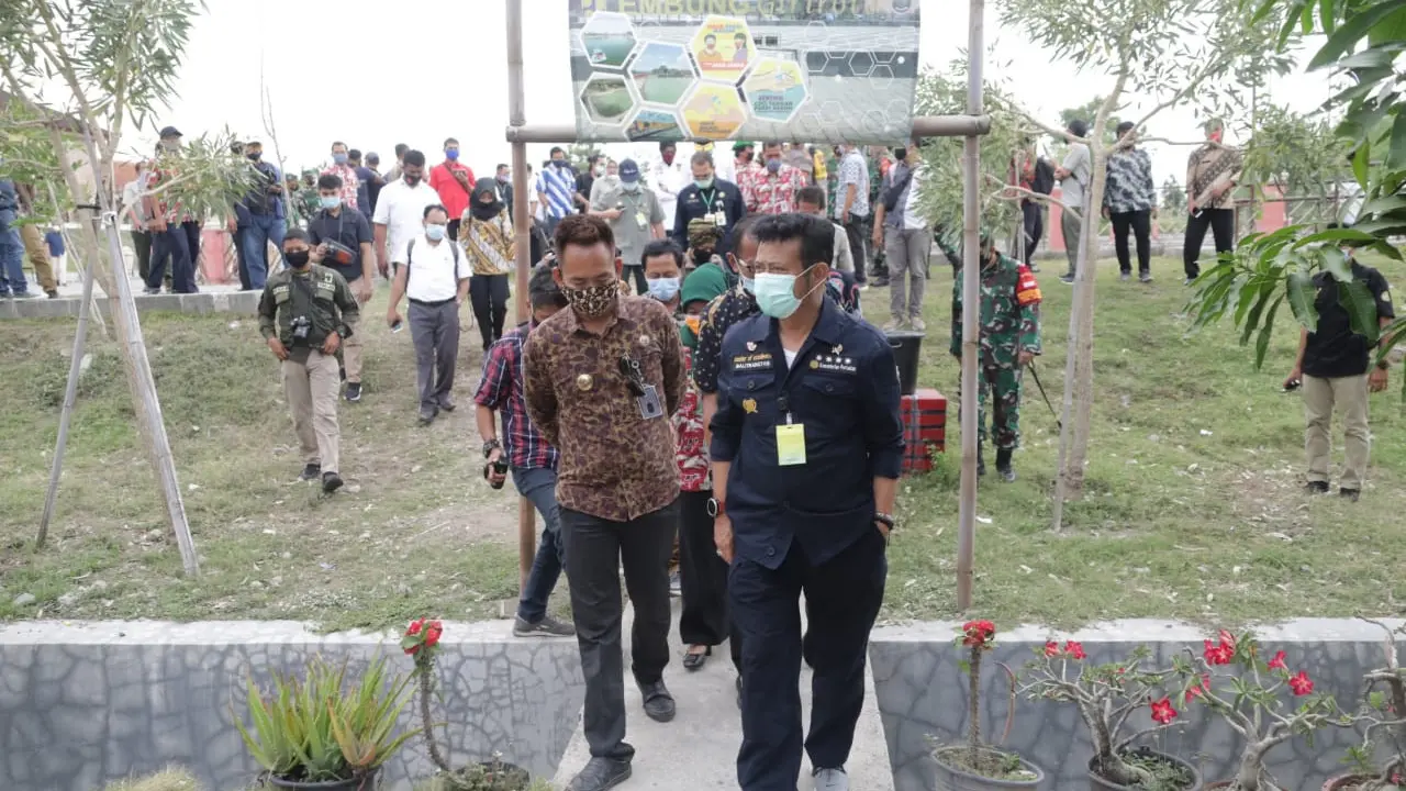 Mentan Syahrul Yasin Limpo mengunjungi Desa Giriroto, Kecamatan Ngemplak, Kabupaten Boyolali pada hari Kamis (15/10),