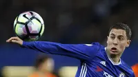 Gelandang Chelsea, Eden Hazard sangat diinginkan Real Madrid untuk bergabung di skuat mereka. (AP Photo/Matt Dunham)