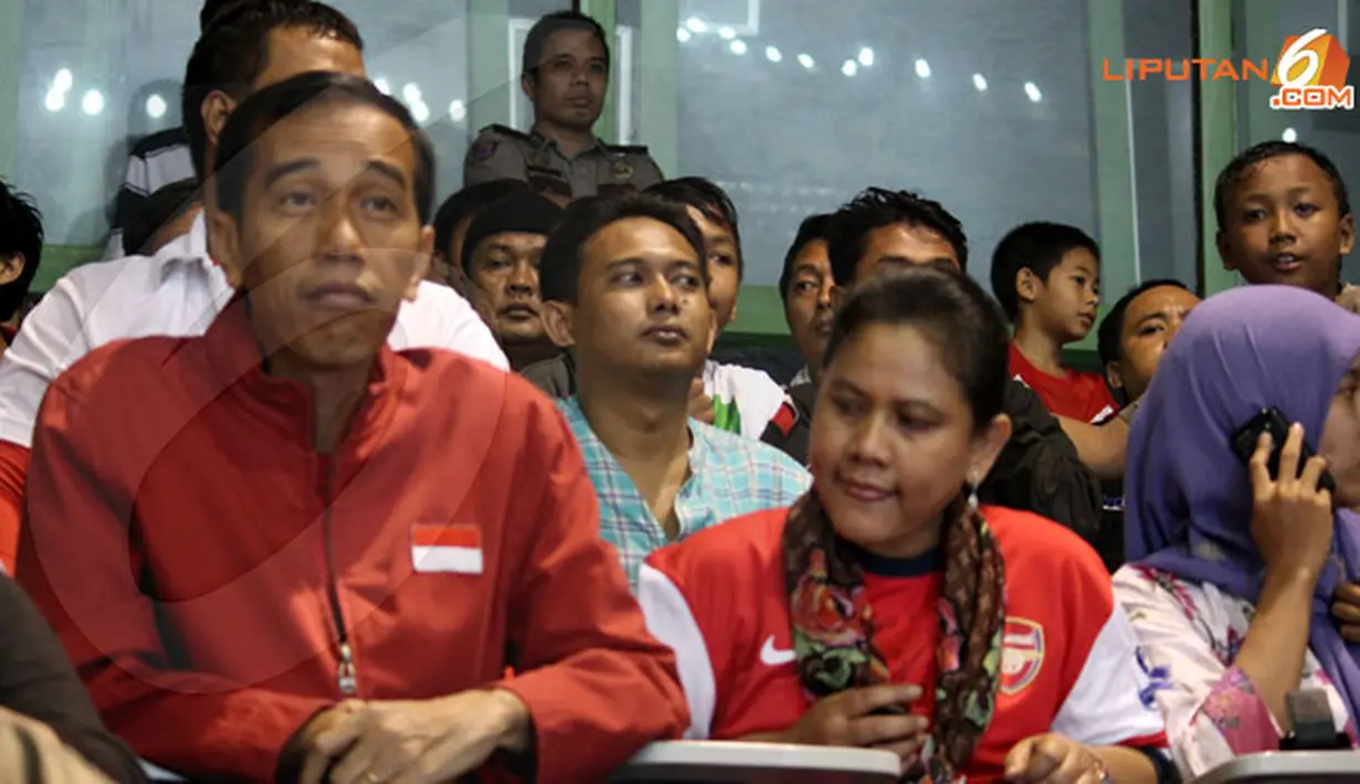 Jokowi Hadir Di GBK untuk Mendukung Timnas Indonesia