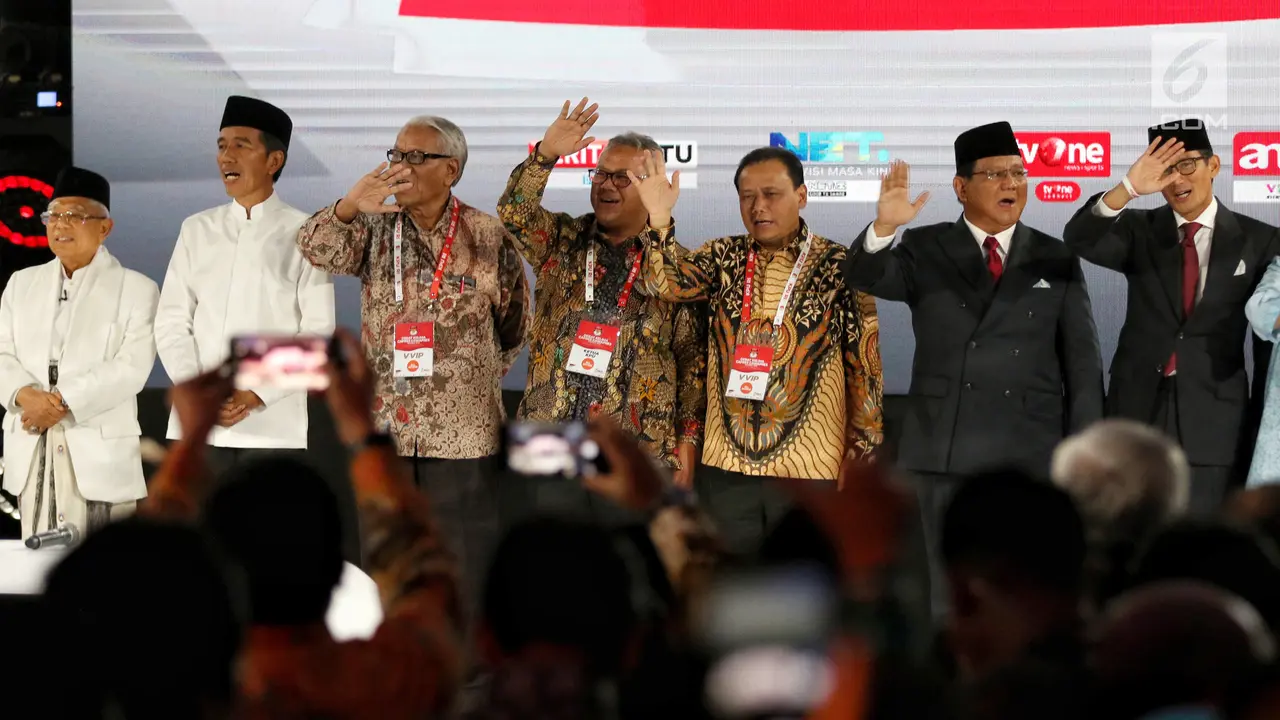 Debat Pilpres 2019 Berakhir, Begini Moment Kebersamaan TKN dan BPN