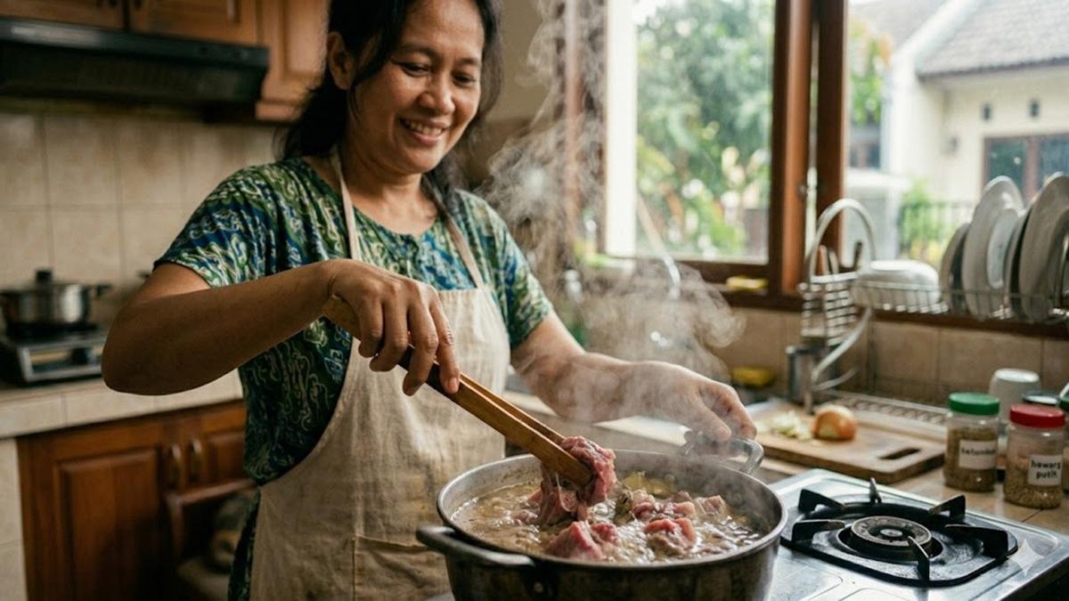 Trik Hemat Gas Saat Merebus Daging Kurban Biar Cepat Lunak