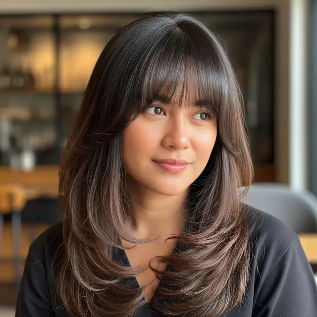 9 Model Rambut Panjang Layer ala Korea