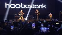 Hoobastank tampil di panggung Mandiri Deliland Festival 2023 di Kota Medan, Sumatera Utara (Sumut) (Reza Efendi/Liputan6.com)