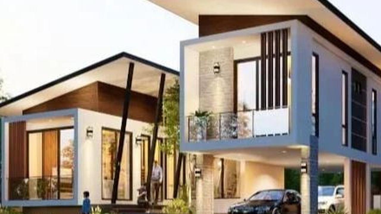Atap Rumah Minimalis Model Kupu-Kupu<br>