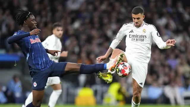 Vinicius Junior Terpilih Sebagai Pemain Terbaik dalam laga Real Madrid vs Salzburg di Liga Champions 2024/2025