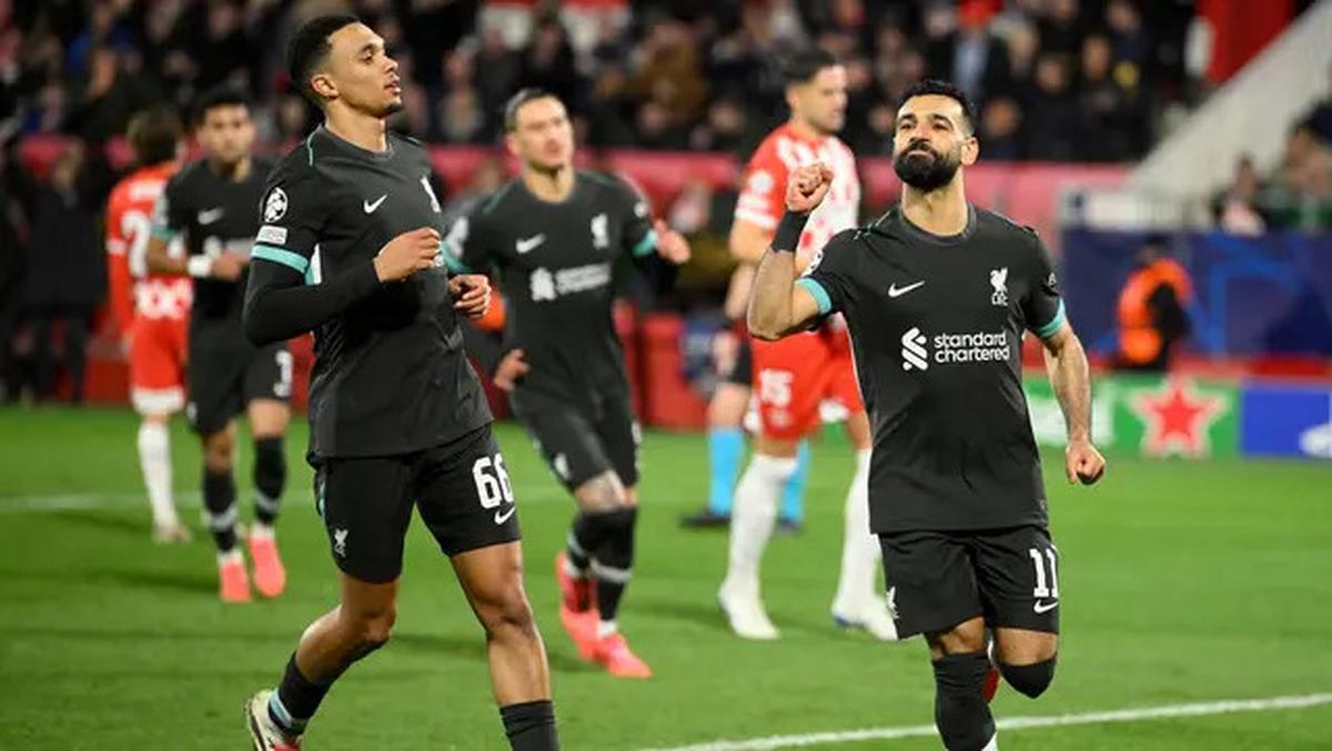 Liga Champions 2024/2025: Gol Penalti Salah Kokohkan Posisi Liverpool di Puncak Klasemen