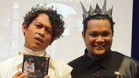 Budi Doremi dan Virgoun saat peluncuran album Dua Warna Cinta , Kamis (17/2/2022)