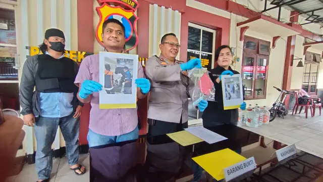 Tersangka pembunuhan adik kandung dan keponakan di Surabaya terancam hukuman mati. (Foto: Liputan6.com/Dian Kurniawan)