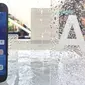 Penampakan Samsung Galaxy A7. (Liputan6.com/ Andina Librianty)