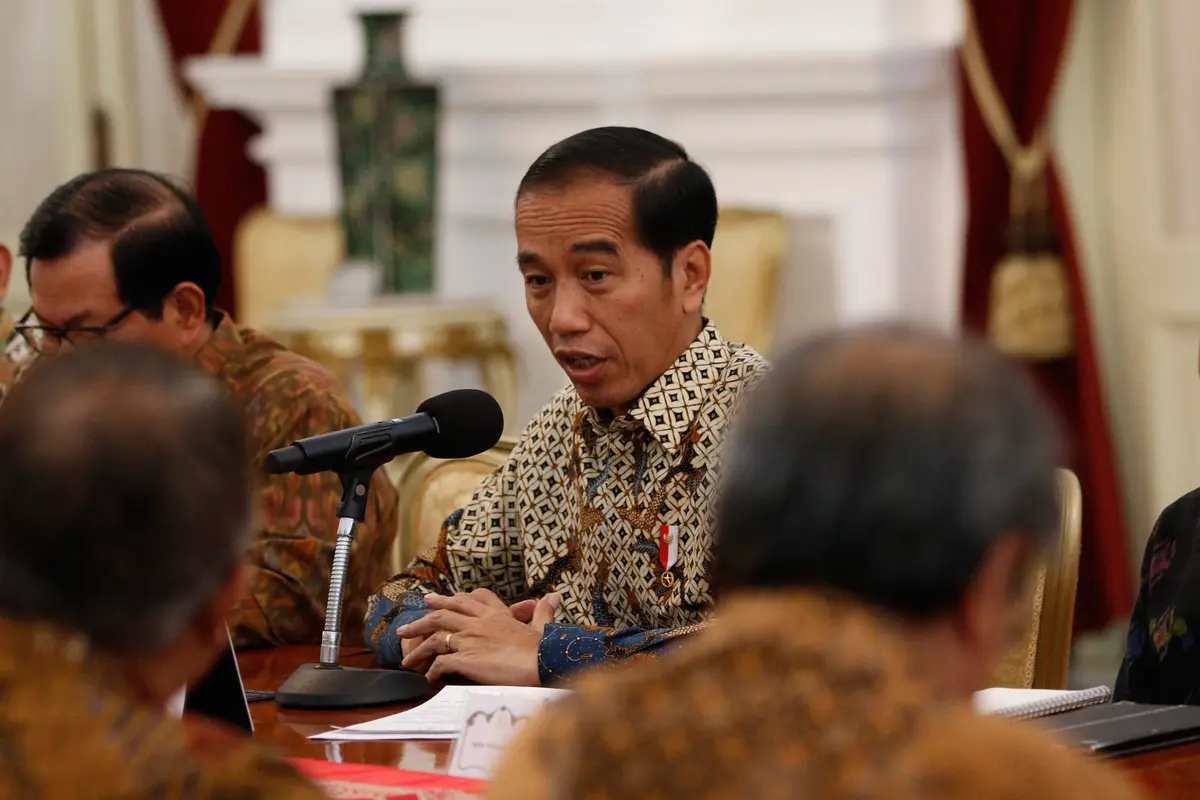 Presiden Jokowi Terima Pengurus Apindo di Istana Merdeka