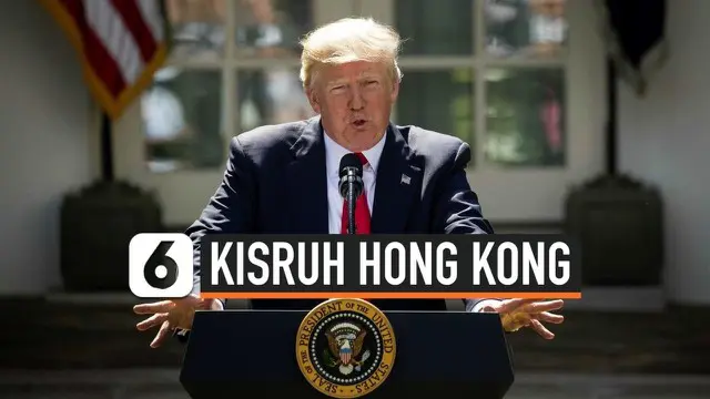 Donald Trump resmi meneken undang-undang yang mendukung demonstrasi pro-demokrasi di Hong Kong. UU ini akan membuat AS bisa menjatuhkan sanksi kepada pelanggar HAM.