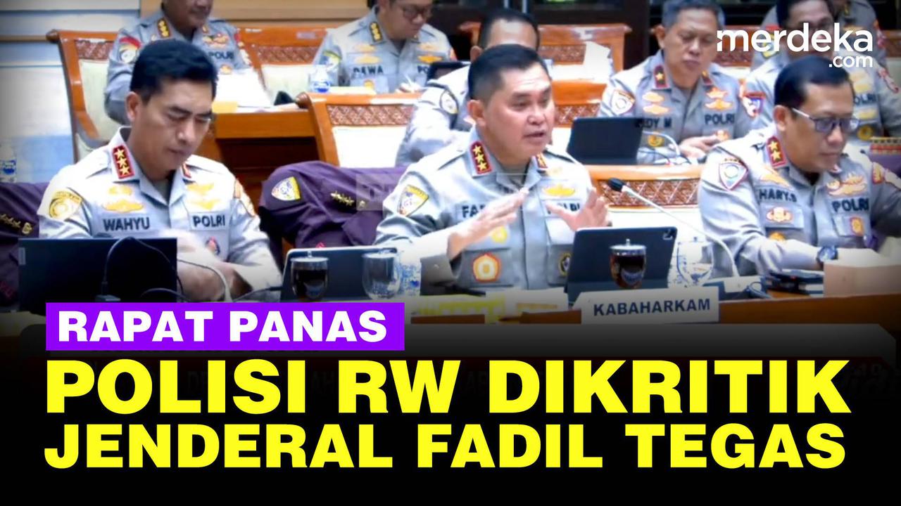 VIDEO: Panas! Jenderal Fadil Tegas Jelaskan Polisi RW Ramai Komisi III Interupsi