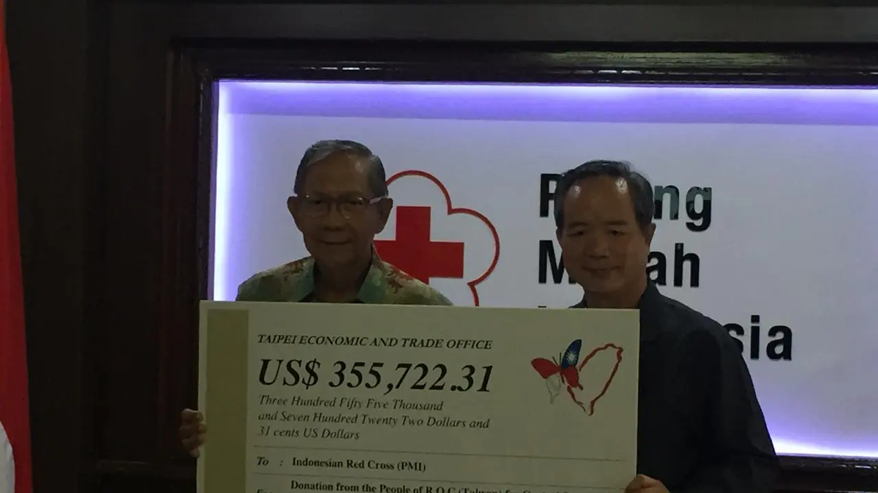 Pemerintah Taiwan lewat Kantor Dagang dan Ekonomi (TETO) kembali memberi bantuan untuk pembangunan dua sekolah di Sulawesi Tengah (Liputan6.com/Teddy Tri Setio Berty)