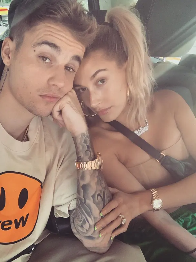 Hailey dan Justin Bieber. (Instagram/ justinbieber)