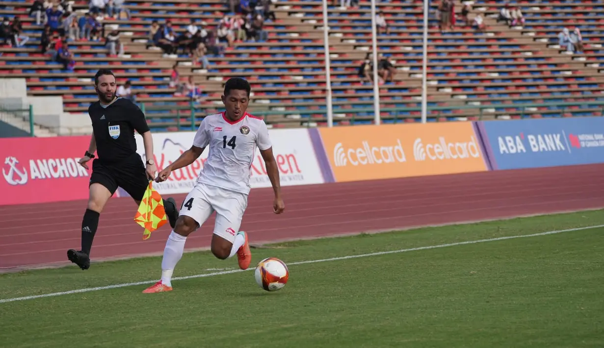 Pasukan Indra Sjafri menaklukkan Timor Leste 3-0. (FOTO: Dok. PSSI)