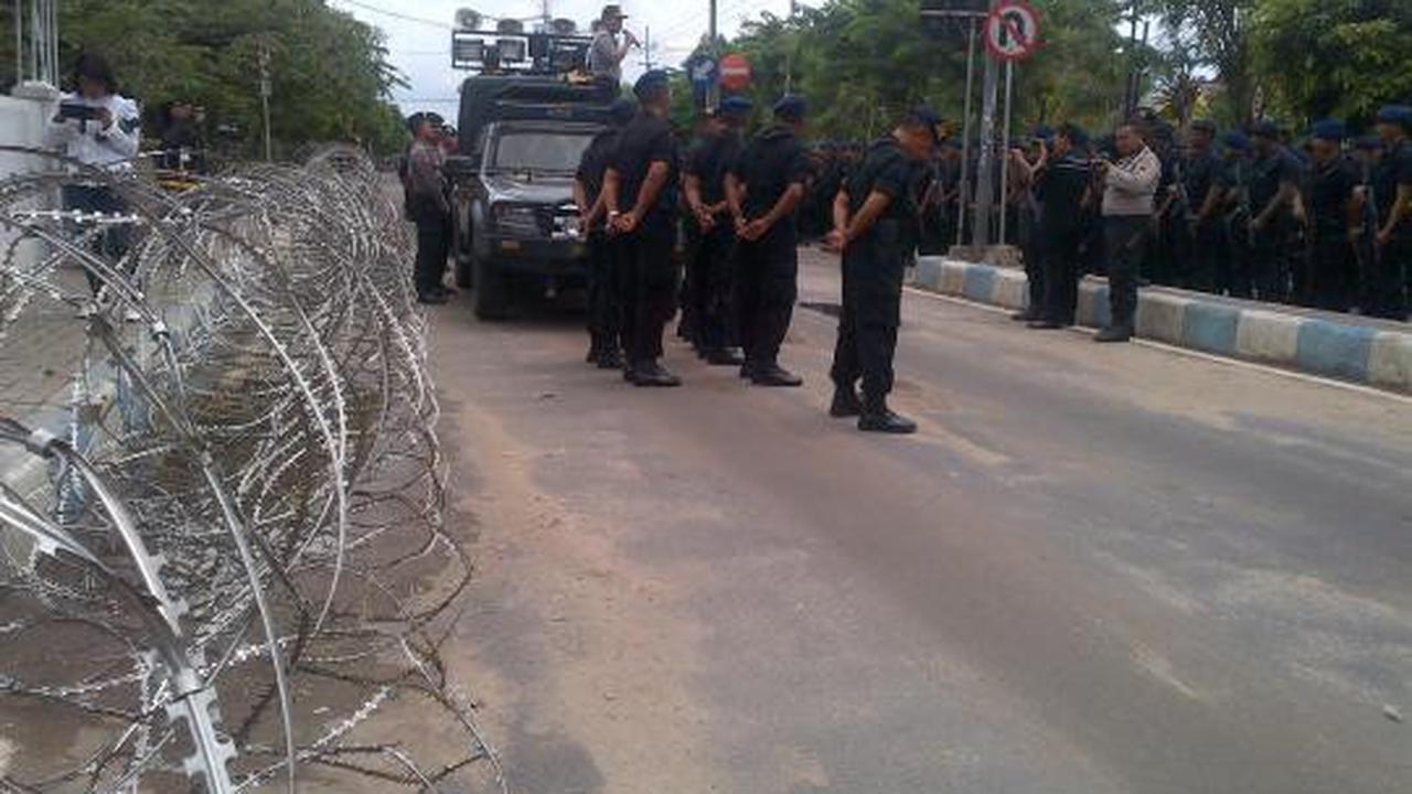 Walau sepi, Pilkada Bangkalan tetap dijaga polisi