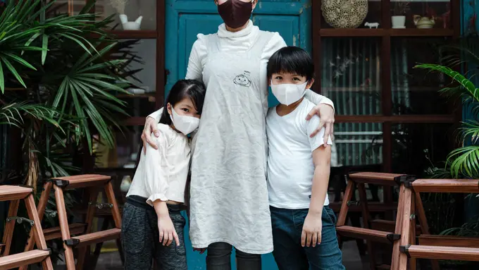 Memakai Masker
