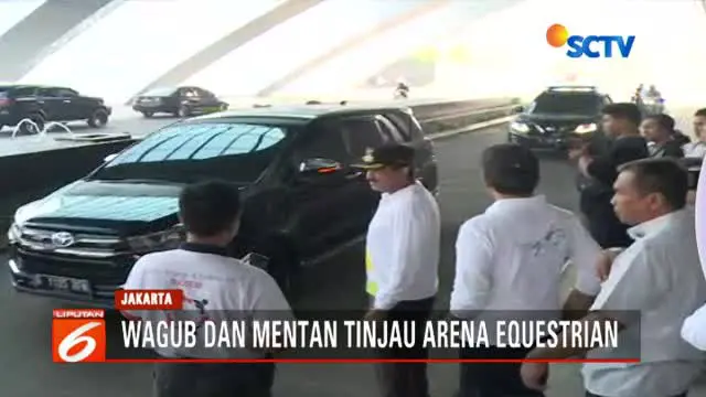 Jelang Asian Games 2018, pemantauan persiapan arena bertanding dilakukan berkala, Sabtu 14 Juli 2018 pagi.