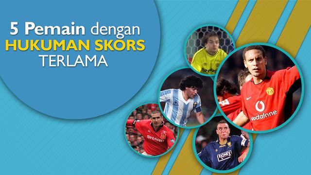 Video pemain sepak bola yang pernah di kenai hukuman skors paling lama dalam sejarah sepak bola, salah satunya Diego Maradona asal argentina yang pernah dua kali kena skors selama 15 bulan dengan kesalahan menggunakan narkoba.