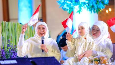 Gubernur Jatim Khofifah Pimpin Doa Bersama, Kuatkan Persatuan Bangsa Jelang HUT ke-81 RI
