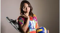 Berllian Marsheilla, pevoli cantik dari klub Jakarta Electric PLN yang mengungkapkan harapannya kepada pemerintah tentang olah raga.