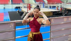 Dua Medali Emas Disabet Nay Sunda di Indonesia Muaythai Championship 2026