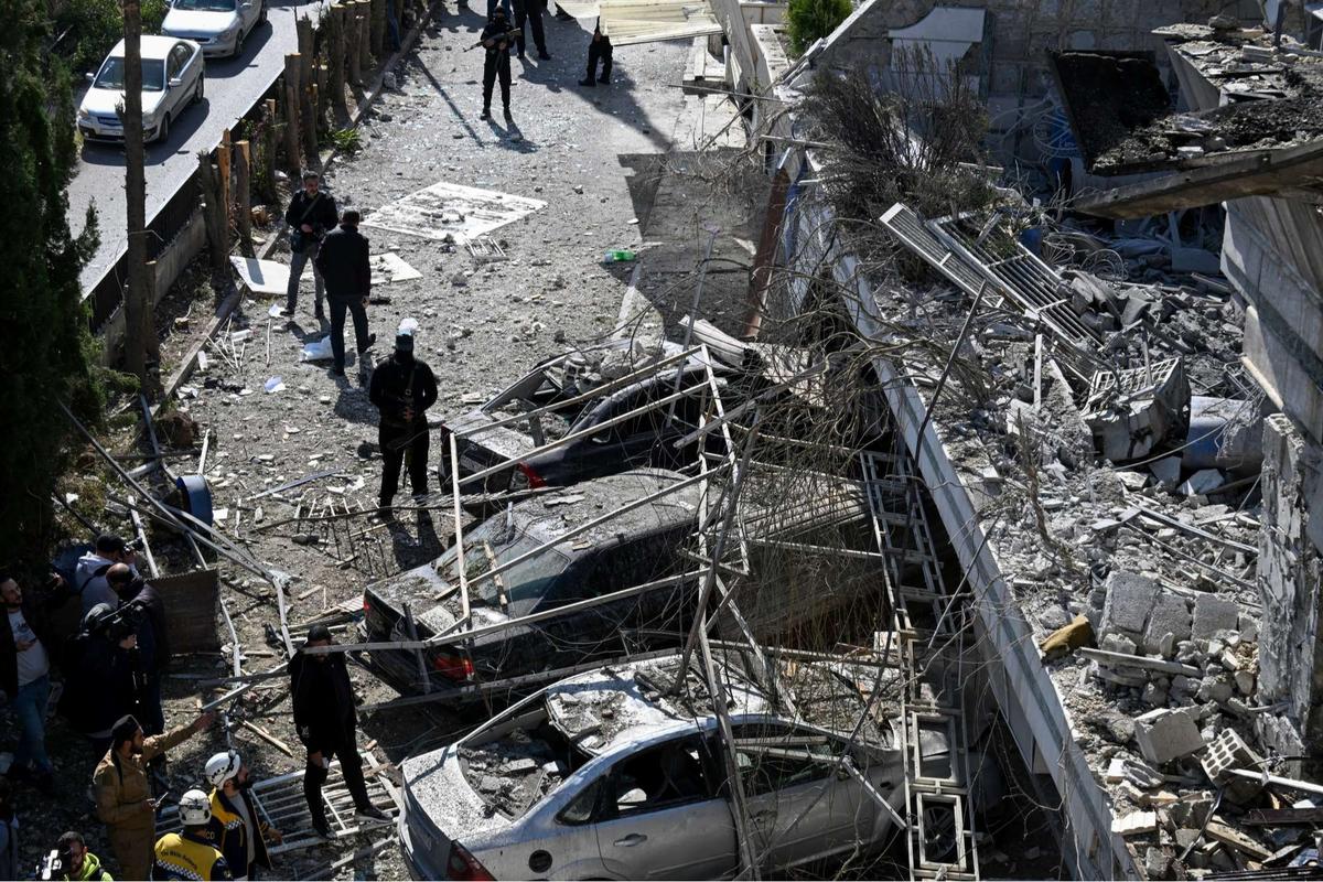 Serangan brutal Israel di Damaskus