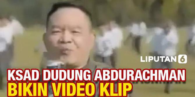 VIDEO: Penuh Talenta, KSAD Dudung Abdurachman Bikin Video Klip Lagu