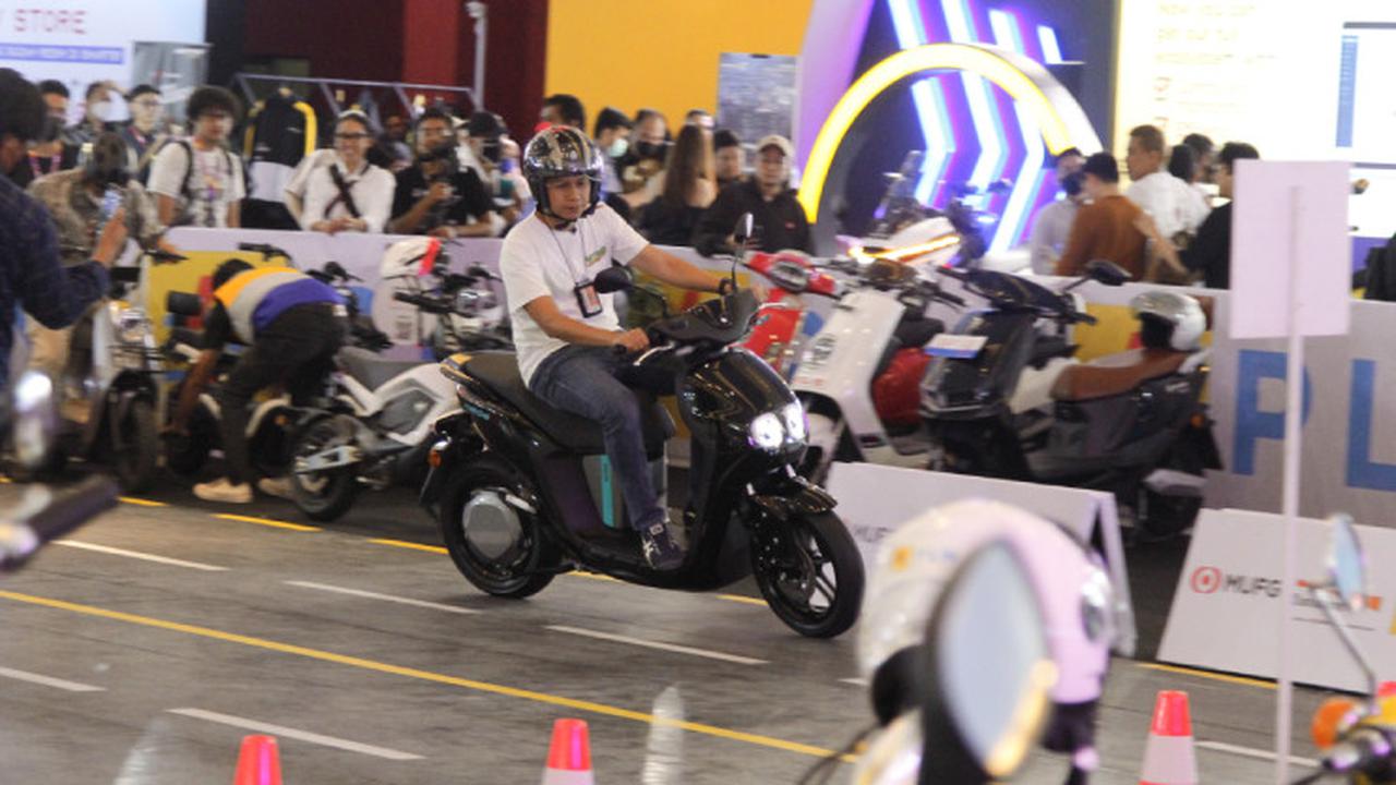IIMS 2023 hadirkan area untuk test ride motor listrik (ist)