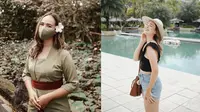 Gaya Pamela Bowie liburan di Bali. (Sumber: Instagram/pammybowie)