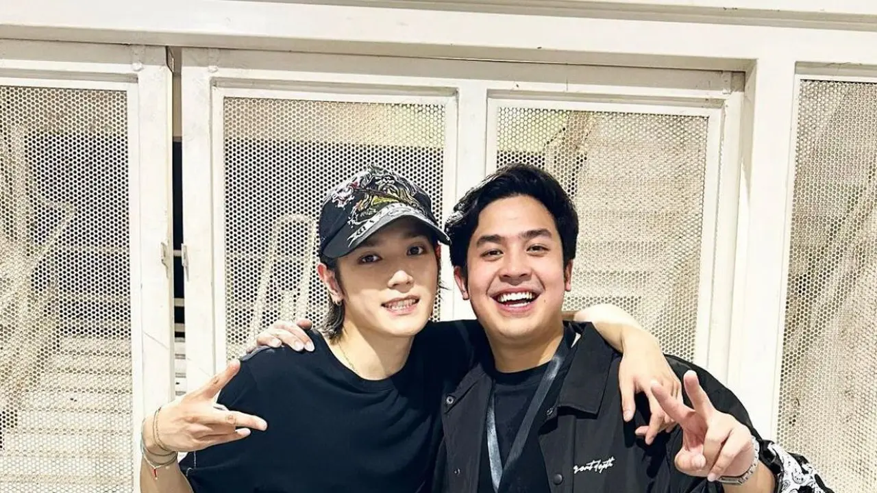 Potret Jerome Polin dan Taeyong NCT 127 (Instagram/@jeromepolin)