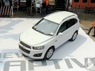 New Chevrolet Captiva 2014 resmi dihadirkan General Motors(GM) Indonesia untuk pecinta automotif Tanah Air(Liputan6.com/Faizal Fanani)