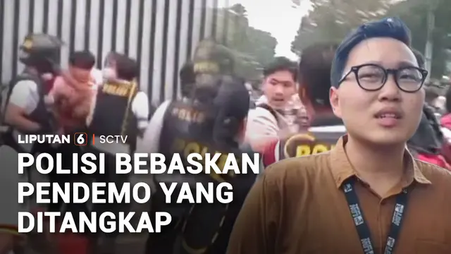 Polisi Bebaskan Pendemo yang Ditangkap saat Unjuk Rasa Peringatan Sumpah Pemuda