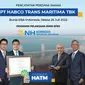 Pencatatan perdana saham PT Habco Trans Maritima Tbk (HATM), Selasa (26/7/2022) (Foto: BEI)