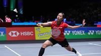Tunggal putri Indonesia Putri Kusuma Wardani lolos ke perempat final All England 2026. Putri KW mengalahkan Kim Ga Eun dari Korea dengan dua game langsung 25-23 dan 21-15 di Utilita Arena Birmingham, Inggris, Kamis (5/3/2026). (Dok. PBSI)