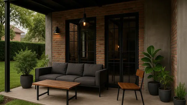 Desain Rumah dengan Ruang Tamu di Luar Minimalis