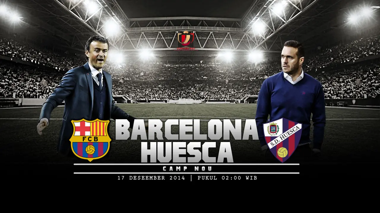 Prediksi Barcelona vs Huesca (Liputan6.com/Yoshiro)