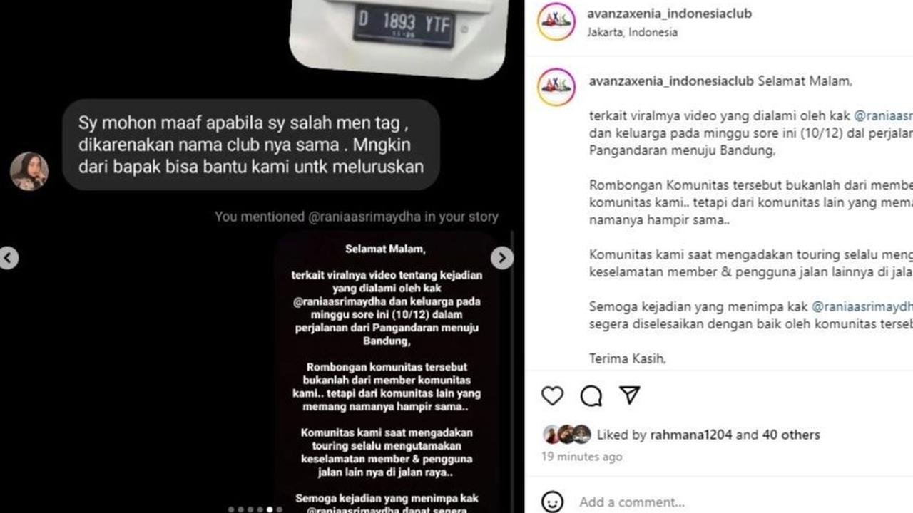 Sejak kasus ini viral semalam, kami sudah berkomunikasi dengan korban untuk menjelaskan bahwa AXIC klub yang berbeda ddengan AXCI (pelaku).
