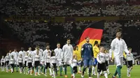 Timnas Jerman masih menjadi pemuncak ranking FIFA terbaru diikuti Brasil dan Belgia yang naik dua peringkat. (AFP/Robert Michel)