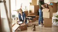 Ilustrasi pindahan rumah (Foto:Shutterstock).