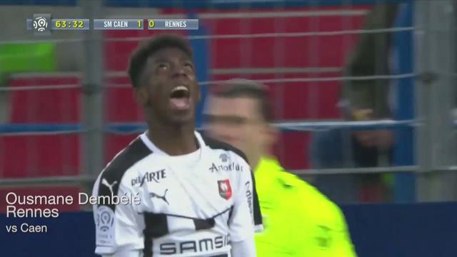 Skill Individu Fantastis, Dembele Melewati 5 Pemain Caen