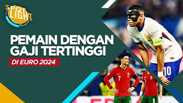 Berita video spotlight kali ini membahas tentang empat pemain dengan bayaran termahal di Euro 2024, salah satunya ialah Kylian Mbappe.