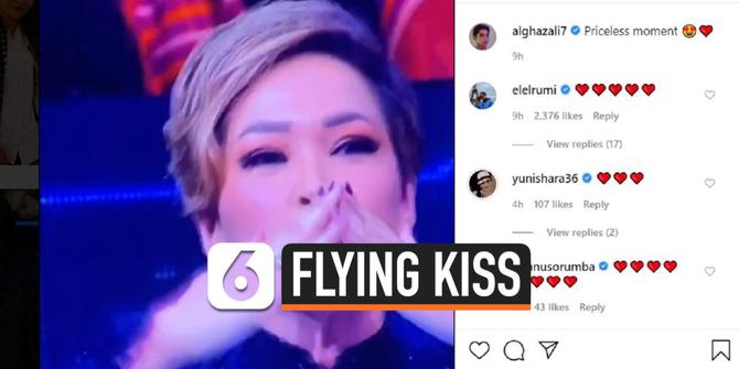 VIDEO: Maia Estianty Beri Flying Kiss ke Ahmad Dhani, Penonton Heboh