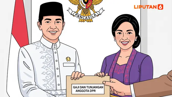 Infografis Gaji hingga Tunjangan Anggota DPR Tahun 2025