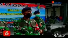 Pesawat milik TNI Angkatan Laut terbang rendah untuk menyemprotkan ribuan cairan disinfektan di wilayah Kabupaten Bangkalan, dan Kota Surabaya. Penyemprotan cairan disinfektan ini dilakukan menggunakan pesawat cassa dan helicopter.