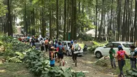 Bukan di jalan protokol, lomba lari yang diikuti peserta dari 21 negara ini dilakukan di kawasan Gunung Bunder, Bogor.
