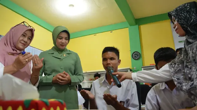 Cerita BKKBN Aceh Kunjungi Siswa Disabilitas di SLB dengan Program GenRe Sabe Saweu. Foto: BKKBN Aceh.
