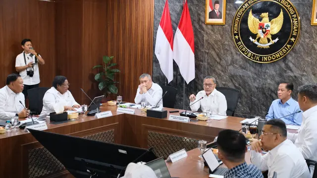 Wakil Menteri Dalam Negeri (Wamendagri) Ribka Haluk dalam Rapat Penetapan Wilayah KSPEAN Provinsi Papua Selatan di Kantor Kementerian Koordinator Bidang Pangan, Jakarta, Rabu (10/6/2026). (Dok. Istimewa)